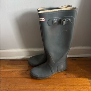 Hunter Slate Gray Waterproof Boots